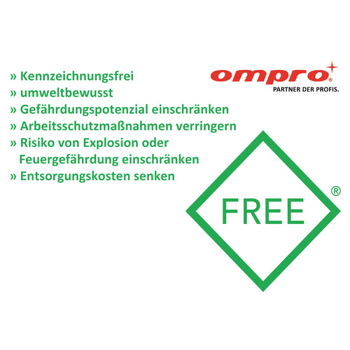 ompro® IR 25 Schiffs- u. Maschinenreiniger \"FREE\", 10 Liter