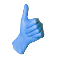 SEMPERGUARD Einweghandschuhe Nitril blau, Gr. 7-8 (M), 100 St.